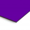 Plaque en aluminium mauve foncé sur mesure - épaisseur 3 mm
