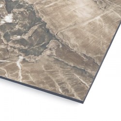 Plaque en aluminium imitation marbre pierre naturelle sur mesure