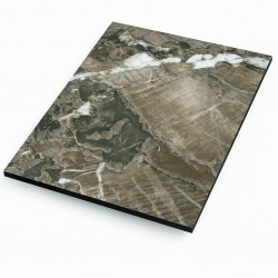 Plaque en aluminium imitation marbre pierre naturelle sur mesure