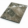 Plaque en aluminium imitation marbre pierre naturelle sur mesure